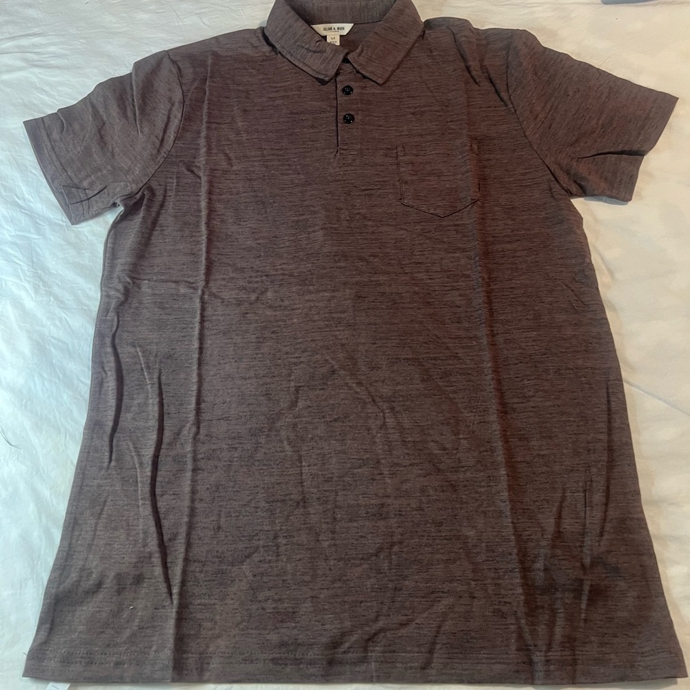 Classic Brown Polo Shirt for Men - Picture 2 of 3